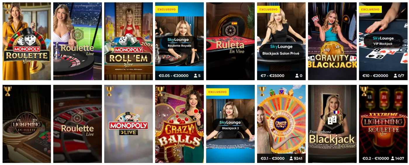 Casino Estrella: Live Casino y Juegos de Mesa